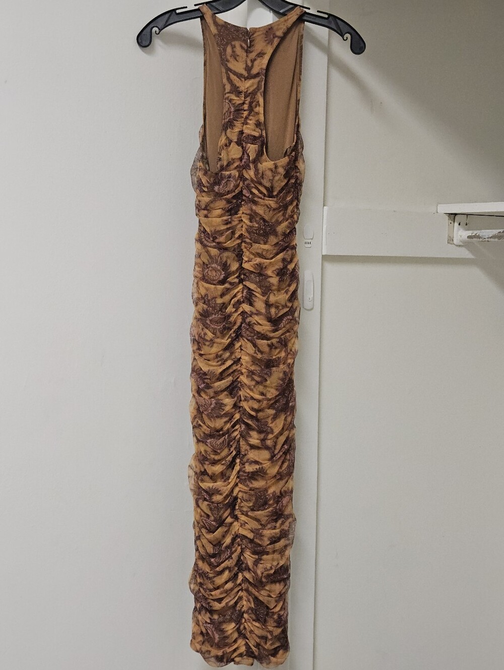 A.L.C ADRIENNE RUCHED MIDI DRESS SMALL - Picture 5 of 8